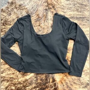 Fabletics Black Long Sleeve Top